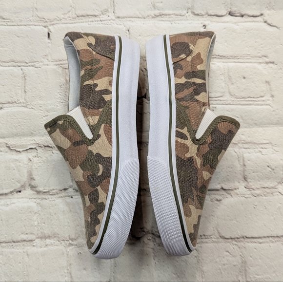 Y2K army camo canvas sneakers (Size 7) - Picture 5 of 6